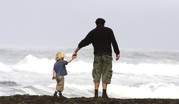 Scripture on Parenting Scripture on Parenting - Dad walking with son